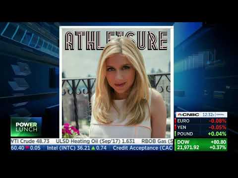Athleisure Mag - CNBC Power Lunch with July Cover, Sara Eisen, 8/1/17