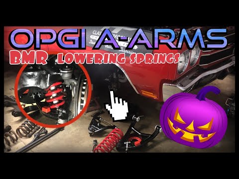 Installing OPGI Tubular A-Arms and BMR Lowering springs
