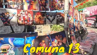 Comuna 13 | Medellin [4K] 🚶📹🎉🎨❤️🌏 Art & Culture #walktripl29 #travel #colombia #comuna13 #tour