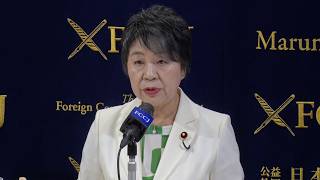 「日本茶｣を取り巻く状況を解説　上川元外相（英語）