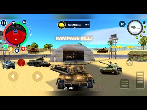 Rope Hero Mafia City Wars WAR WITH Military TANKS | Android/IOS GamePlay