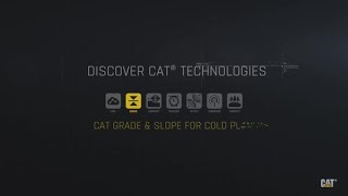 Animation de la technologie Cat Grade Slope & Paving pour les fraiseuses