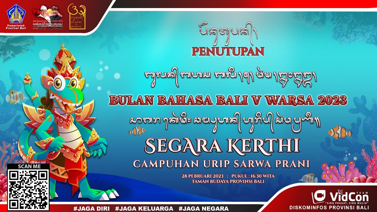 Penutupan Bulan Bahasa Bali Warsa 2023