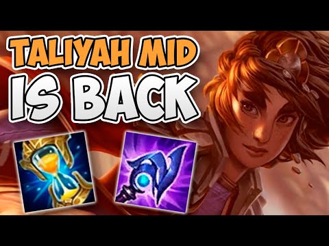 TALIYAH BUFFS IN 11.18 MADE HER GOOD IN MID LANE AGAIN | CHALLENGER TALIYAH MID GAMEPLAY | 11.18 S11