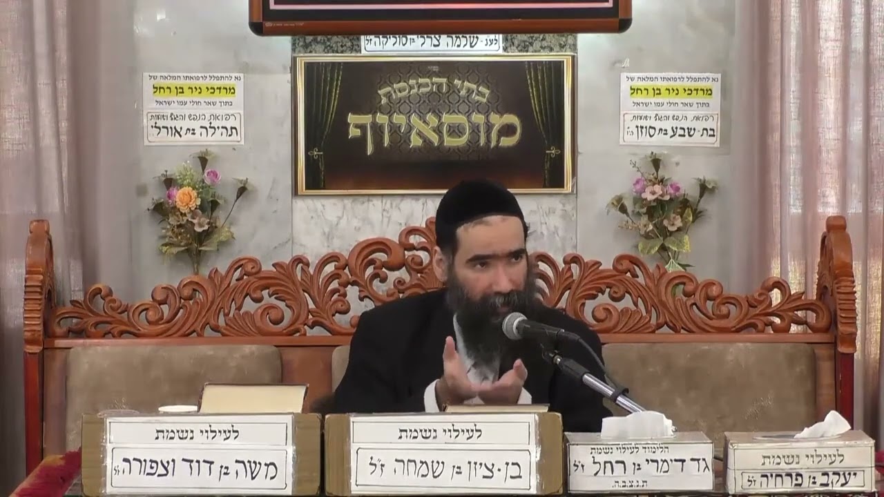 הרב ישראל שרת   פרשת שמות   מוסאיוף