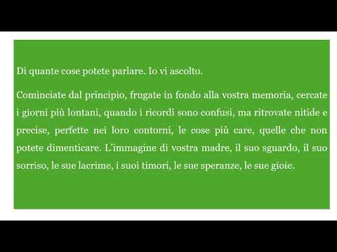 Regalatemi un ricordo, testo di Carlo Manzoni letto da Islam Fawzi