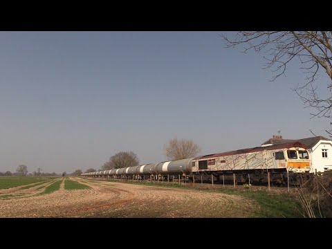 GBRf London Underground 66721 Harry Beck - 6A32 North Walsham tanks