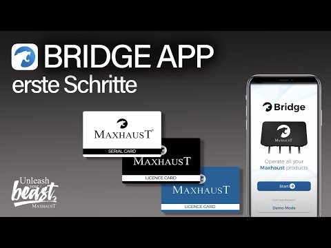 Maxhaust Bridge App Erklärvideo 1: runterladen, installieren und aktivieren