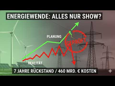 📉 ENERGIEWENDE: ALLES NUR SHOW? Bundesrechnungshof entlarvt Kosten & 7 Jahre Netz-Rückstand 🚨