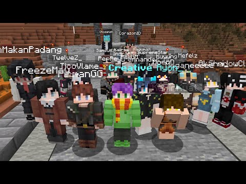 Minecraft BRUTAL SIEGE !! (7 Survival VS 20 Creative)