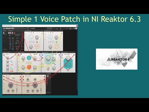Short Jam with a Simple 1-Voice Patch in NI Reaktor 6.3