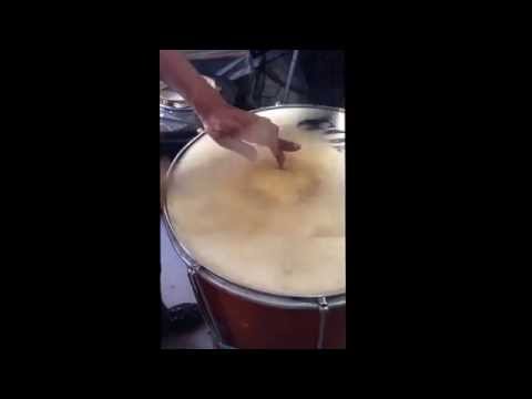 Aula de surdo - Divisão - professor Tatá