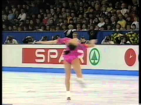 Michelle Kwan 1995 World Figure Skating Championships LP BBC TV HQ