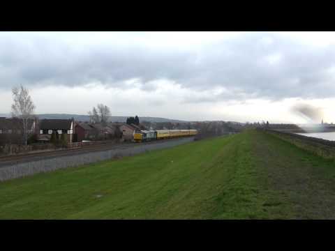 DRS Class 37 No's 37259 TnT 37612 'OPEN UP' on 1Q14 Longsight - Longsight on 29.1.14 - 1080HD