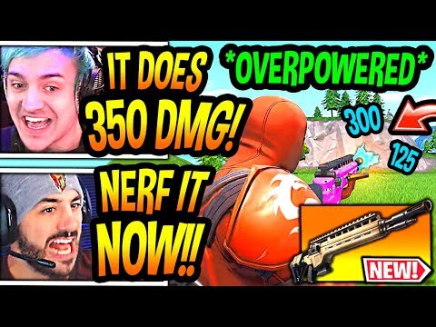 STREAMERS *FIRST KILLS* WITH NEW *LEGENDARY* INFANTRY RIFLE! (OVERPOWERED!) Fortnite FUNNY Moments