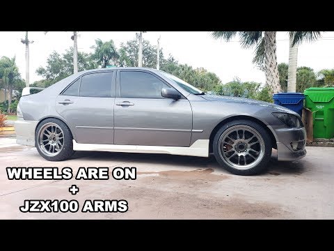 JZX100 Upper Control Arms Install + Wheels Go On!!!