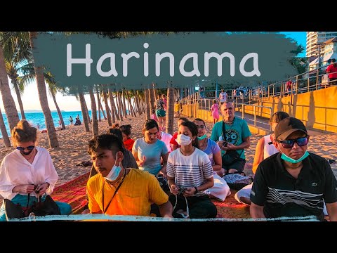HARINAMA JOMTIAN BEACH #pattaya #thailand #kirtan