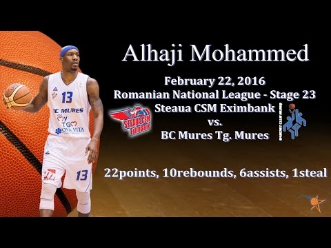 Alhaji Mohammed vs. Steaua CSM - Feb 22, 2016