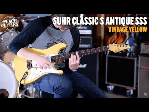 No Talking...Just Tones | Suhr Classic S Antique SSS - Vintage Yellow