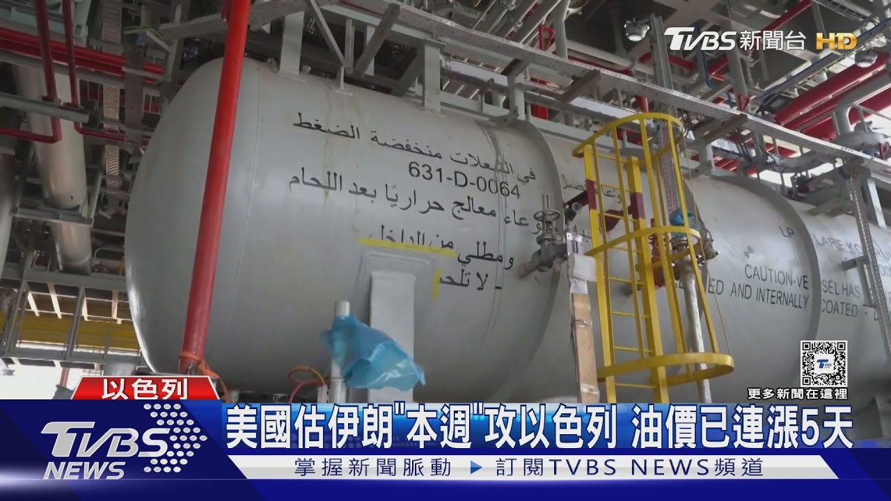 中東危機！美國估伊朗「本週」攻以色列　國際油價連漲5天