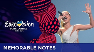 Memorable notes at the Eurovision Song Contest