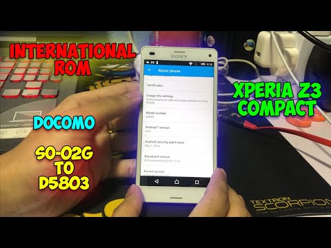 Install International ROM on Docomo Xperia Z3 Compact