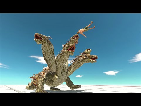 STRONGEST UNIT HERE ! NEW HYDRA VS EVERY UNIT animal revolt battle simulator 5 HEAD HYDRA REMASTERED