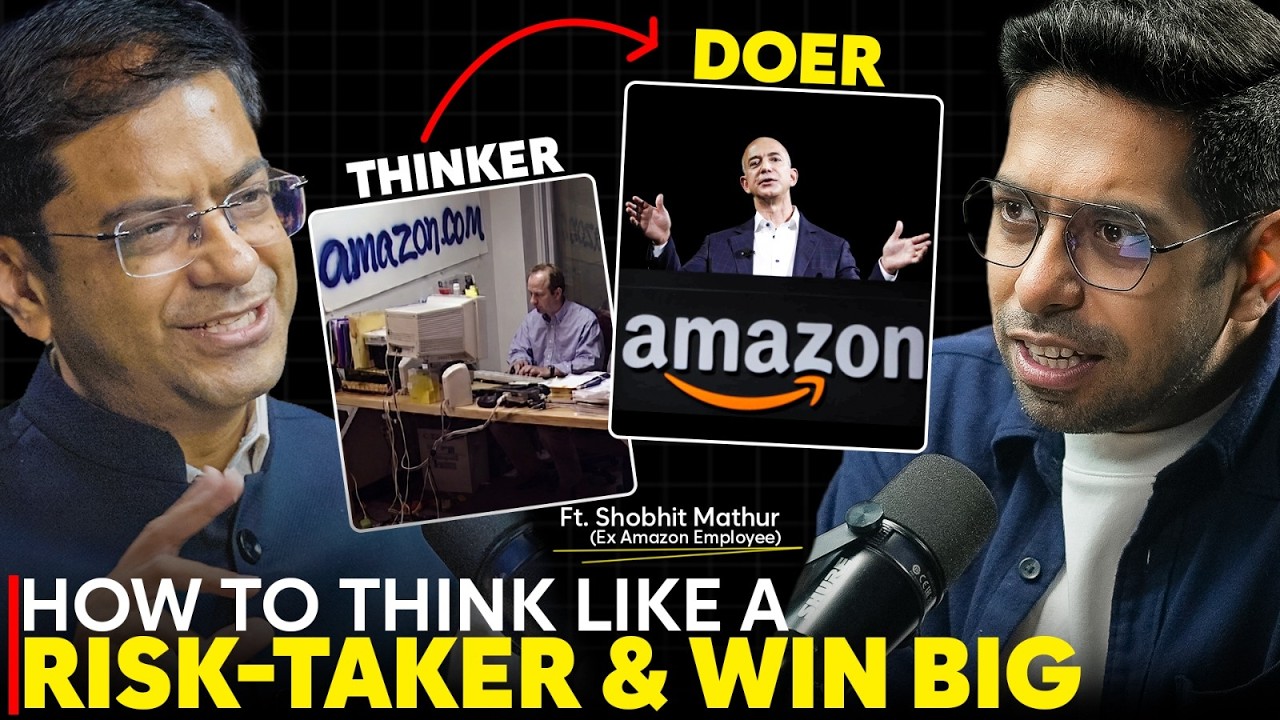 What Bezos Taught Him About Winning: Amazon, Obsession, Risk & Reinvention | ft. Shobhit Mathur.