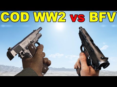 Battlefield V vs COD WW2 - Weapons Reload Animation Comparison