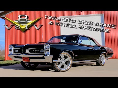 1966 Pontiac GTO Disc Brake Conversion, Wheel and Tire Upgrade Video V8TV