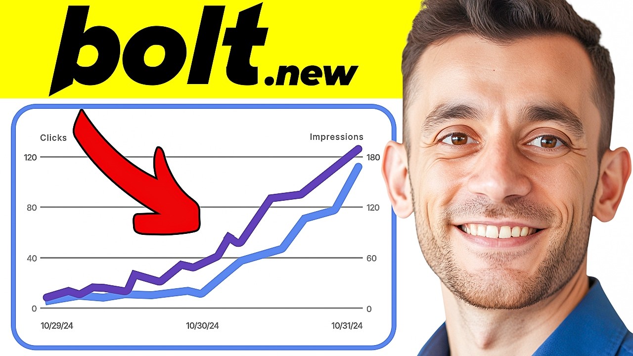 Bolt.new: 0 to 100s SEO Traffic a Day in 1 Click 🤯