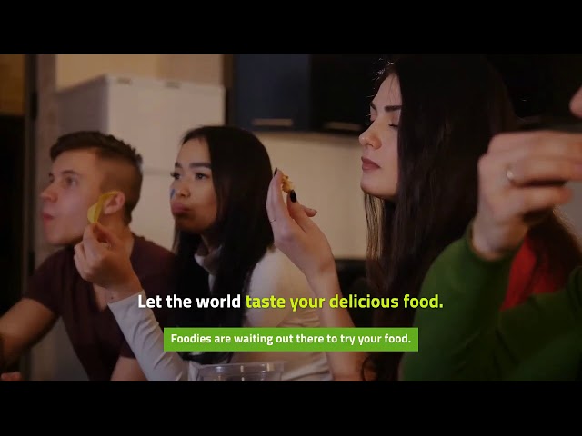 Let the world taste your delicious food