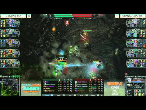 DreamHoN Summer Championships Group A  - ORGE vs QsQ112 game 2 part 1
