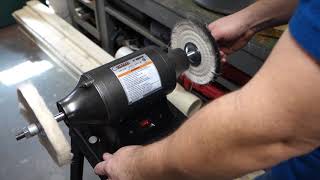 My New Harbor Freight Polisher 61557
