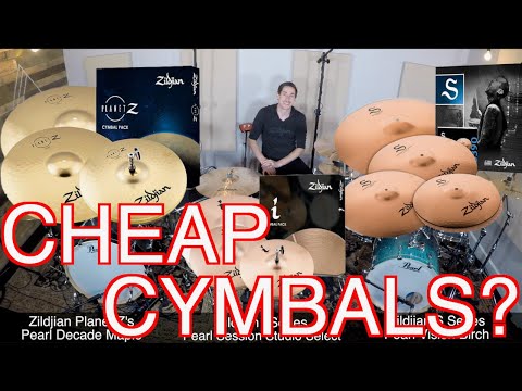 CHEAP CYMBALS SOUND DEMO - Budget Cymbals that Still Sound Great! Zildjian i Series