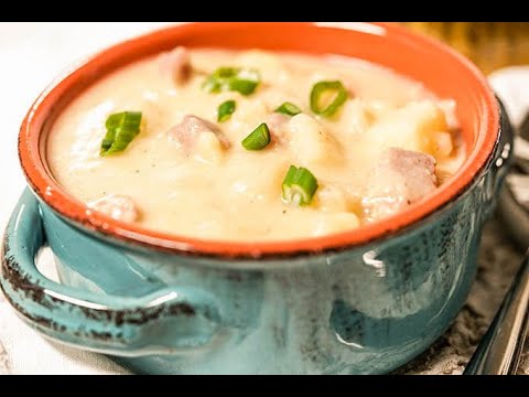 Pressure Cooker Potato and Ham Soup