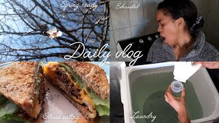 #vlog : Daily vlog ,laundry, I'm exhausted, unemployed living with parents #roadto10k 