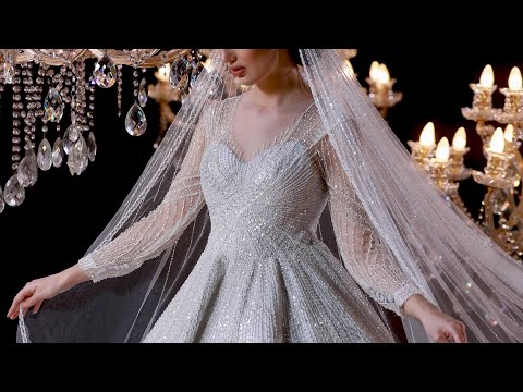 Mandala white by Osamah and Hanan F/W 2021 #inspirasigaunpernikahan #weddinggown #bride #bridal