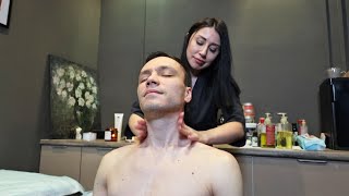 Such a Good ASMR neck and head massage video by Ekaterina