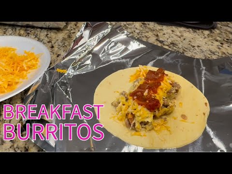 Breakfast Burritos with #glutenfree Tortillas
