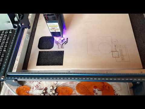Тест резки лазерного гравера Sculpfun S9