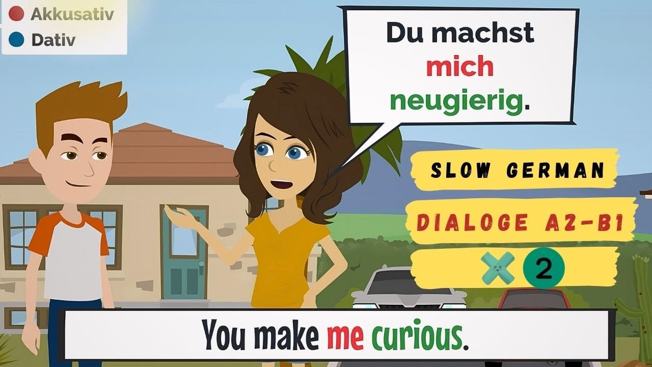 Slow german A2 - B1 | German Dialogues A2 - B1 | Deutsch lernen mit langsamen Dialogen | Teil 01