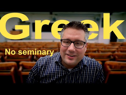 How to Learn Biblical Greek starting  from Scratch