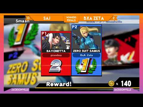Jax Smash Weekly 5/24/18 - BxA | Zeta(Zero Suit Samus) vs. saj(Bayonetta) Winners Finals