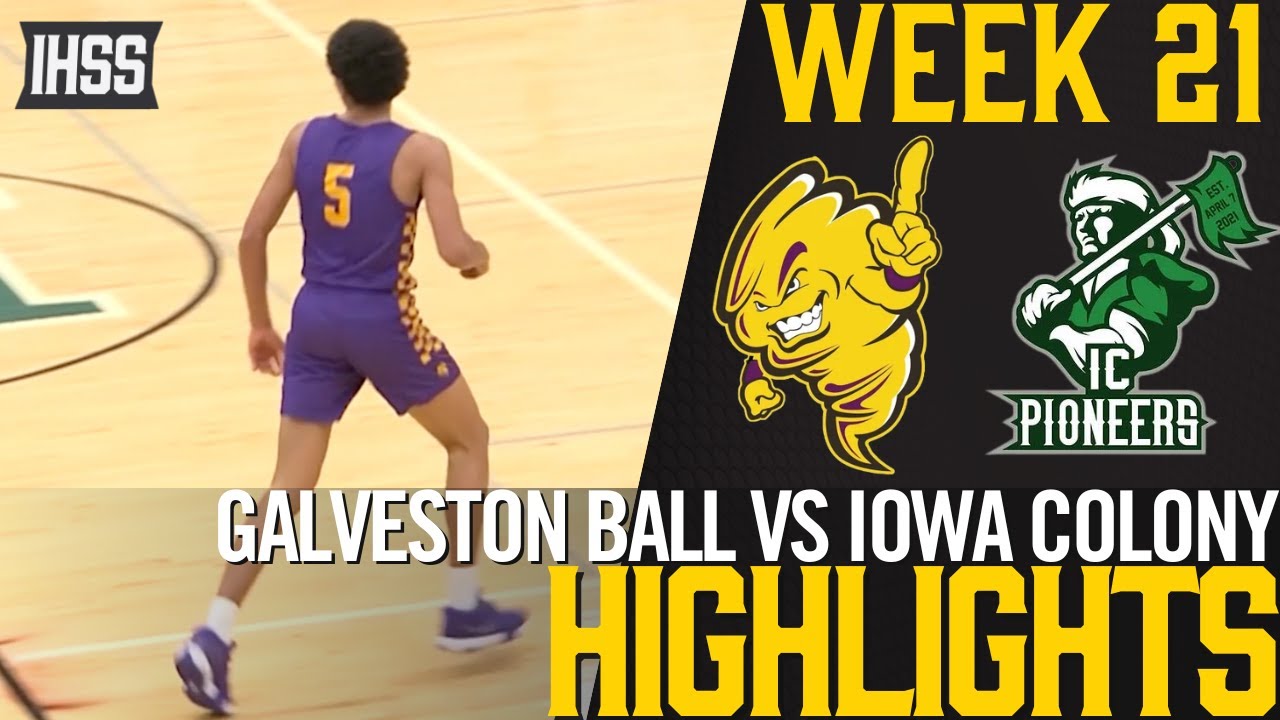 Thrilling Finish: Galveston Ball Clutches Win Against Iowa Colony | High School Basketball