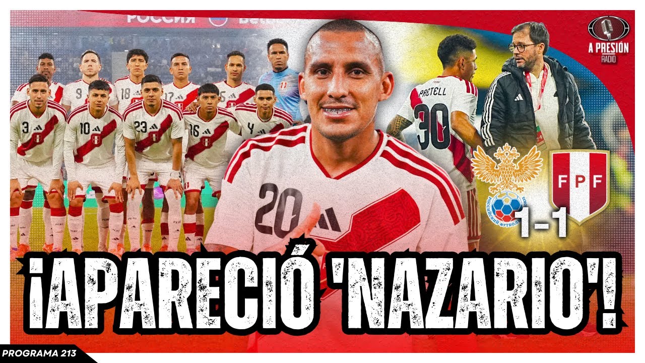 ¡APARECIÓ ‘NAZARIO’ VALERA! Rusia 1-1 Perú