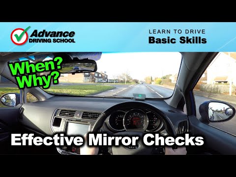 Effective Mirror Checks  |  Basic Driving Skills