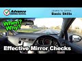 Effective Mirror Checks  |  Learn to drive: Basic skills