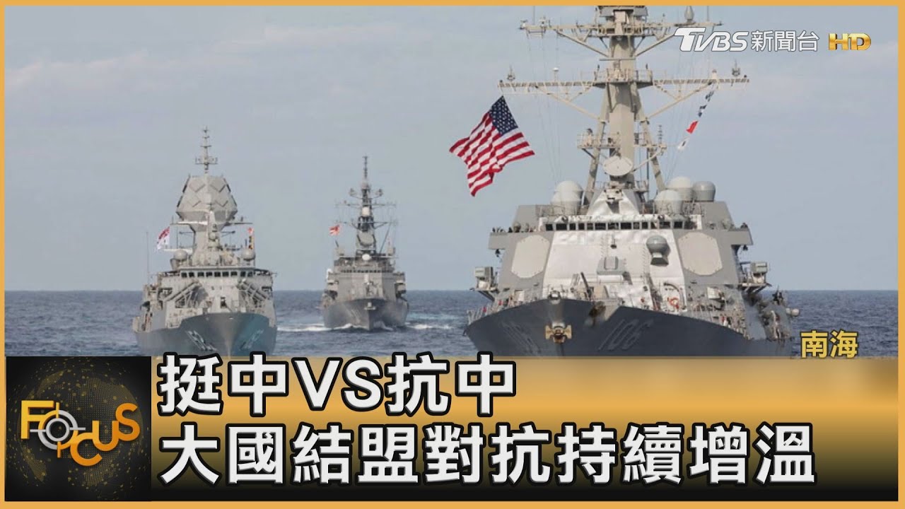 挺中VS抗中 大國結盟對抗持續增溫
