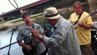 Brad Cordle Band jamming on the Missouri River